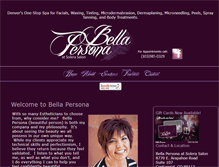 Tablet Screenshot of bella-persona.com